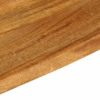 Produktbild för Bordsskiva 100x40x2,5 cm levande kant massivt mangoträ