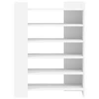 Produktbild för Skoskåp vit 74,5x37,5x100 cm konstruerat trä
