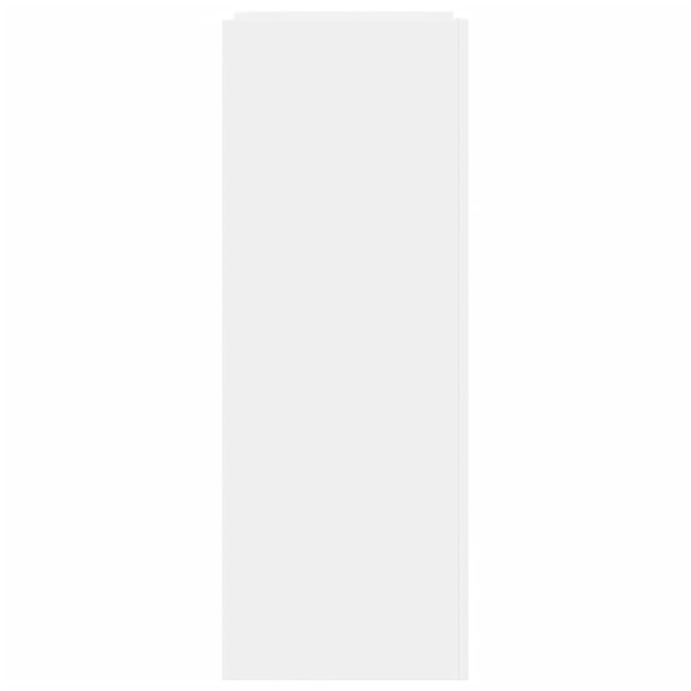 Produktbild för Skoskåp vit 74,5x37,5x100 cm konstruerat trä