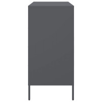 Produktbild för Skänk antracit 68x39x79 cm stål