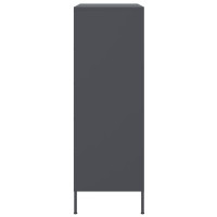 Produktbild för Högskåp antracit 68x39x113 cm stål