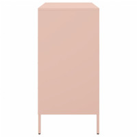 Produktbild för Skänk rosa 68x39x79 cm stål