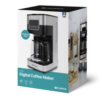 Produktbild för Kaffebryggare Digital 12-koppar/1,5L KB400 Rostfri