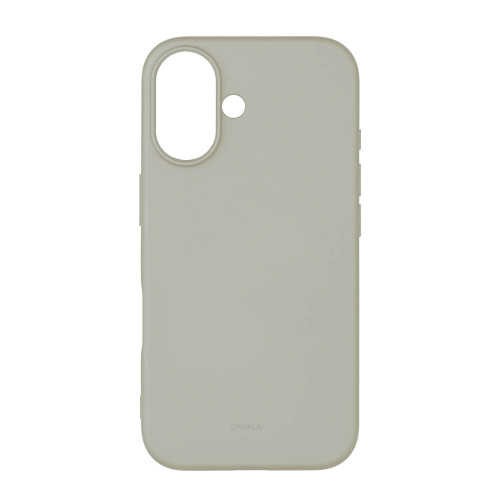 ONSALA Back Sil Touch Recycled MagSerie iPhone 16 Concrete