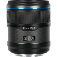 Produktbild för Sirui Sniper Lens APS-C AF 75mm F1.2 E-Mount Black Carbon