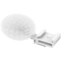 Produktbild för SmallRig 4734 Cold Shoe Adapter with Furry Windscreen for Sony ZV series cameras (white)