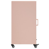 Produktbild för Skåp rosa 36x39x72 cm stål