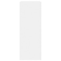 Produktbild för Skoskåp vit 52x37,5x100 cm konstruerat trä