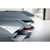 Produktbild för Brevkorg DURABLE Varicolor A4 grå 5/fp
