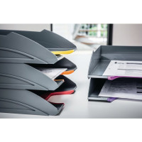 Produktbild för Brevkorg DURABLE Varicolor A4 grå 5/fp