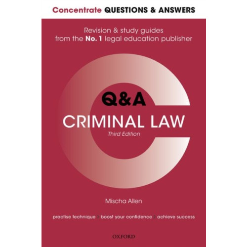 Oxford University Press Concentrate Questions and Answers Criminal Law (häftad, eng)