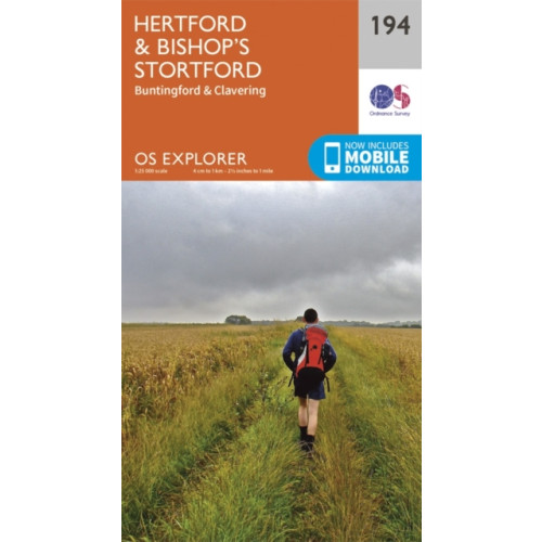 Ordnance Survey Hertford and Bishop's Stortford