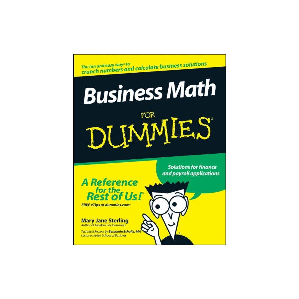 Produktbild för Business Math For Dummies (häftad, eng)