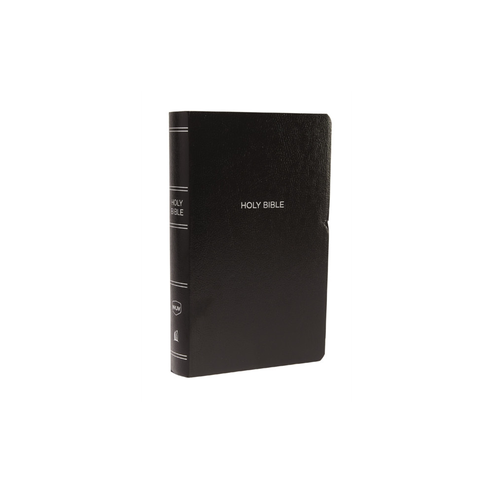 Produktbild för NKJV, Gift and Award Bible, Leather-Look, Black, Red Letter, Comfort Print (häftad, eng)