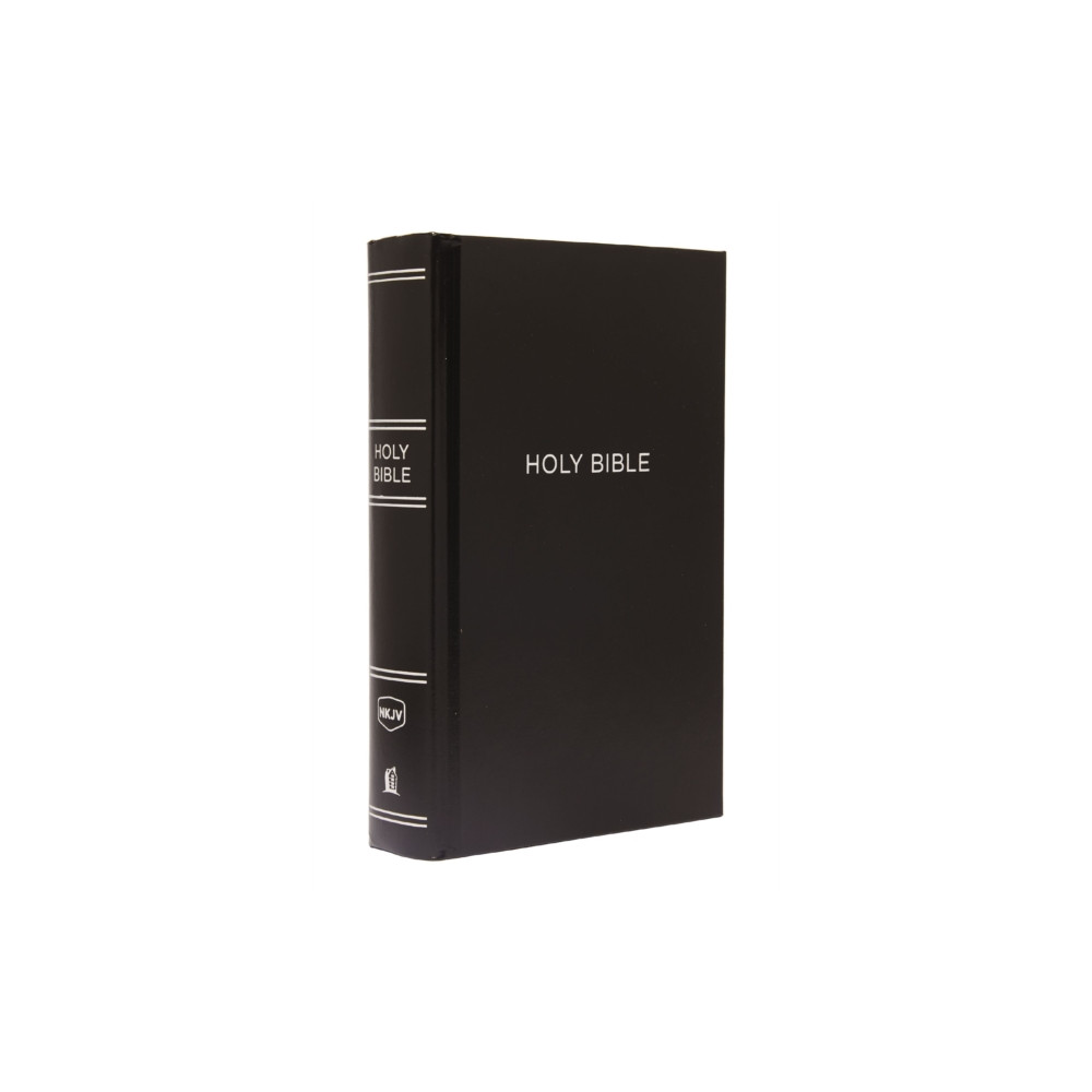 Produktbild för NKJV, Pew Bible, Large Print, Hardcover, Black, Red Letter, Comfort Print (inbunden, eng)