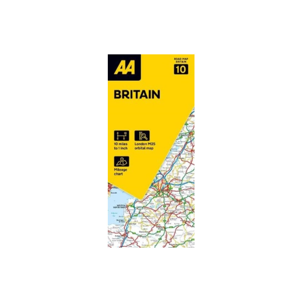 Produktbild för AA Road Map Britain