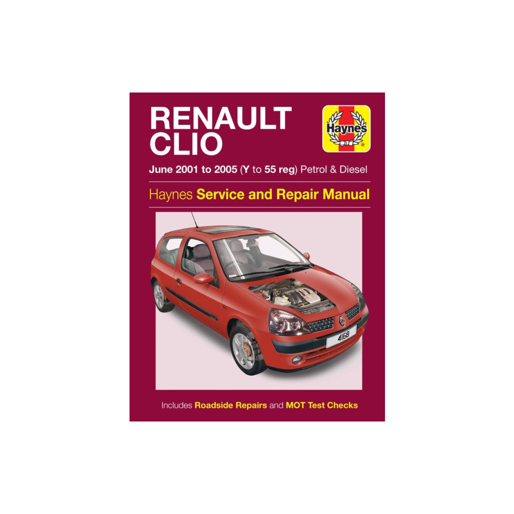 Produktbild för Renault Clio 01-05 (häftad, eng)