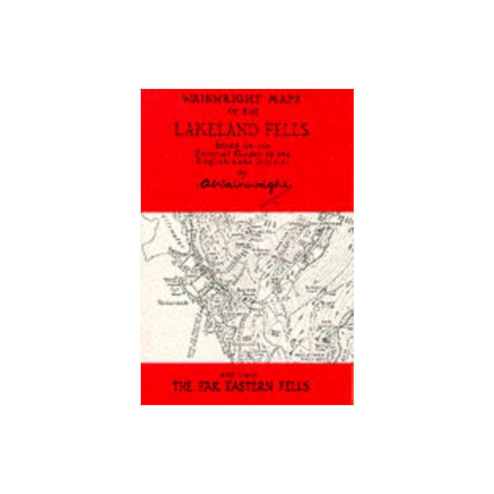 Produktbild för Wainwright Maps of the Lakeland Fells