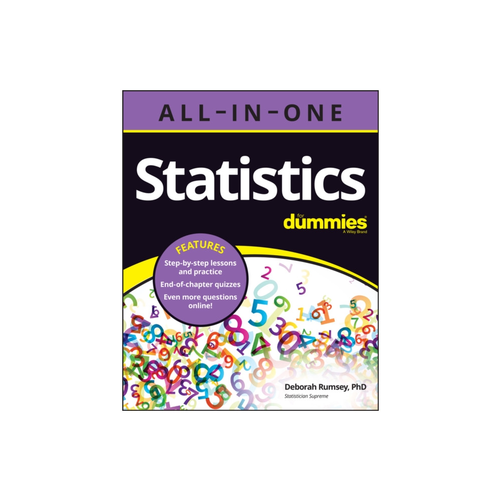 Produktbild för Statistics All-in-One For Dummies (häftad, eng)