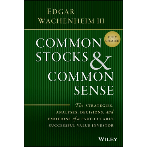 John Wiley & Sons Inc Common Stocks and Common Sense (inbunden, eng)