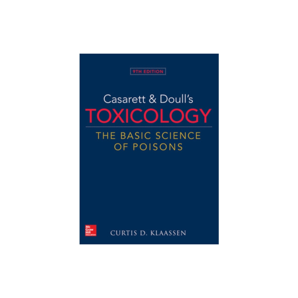 Produktbild för Casarett & Doull's Toxicology: The Basic Science of Poisons, Ninth Edition (inbunden, eng)