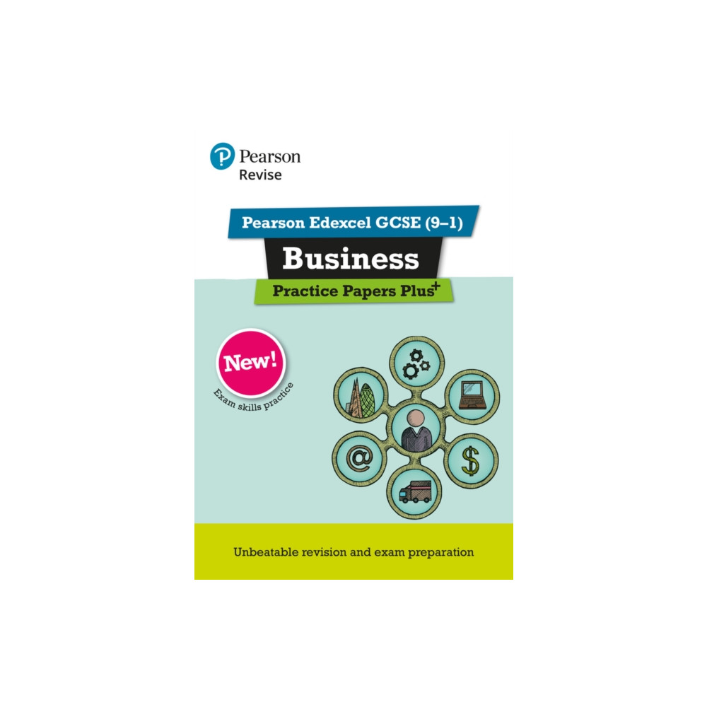 Produktbild för Pearson REVISE Edexcel GCSE Business Practice Papers Plus - for 2026, 2027 exams (häftad, eng)