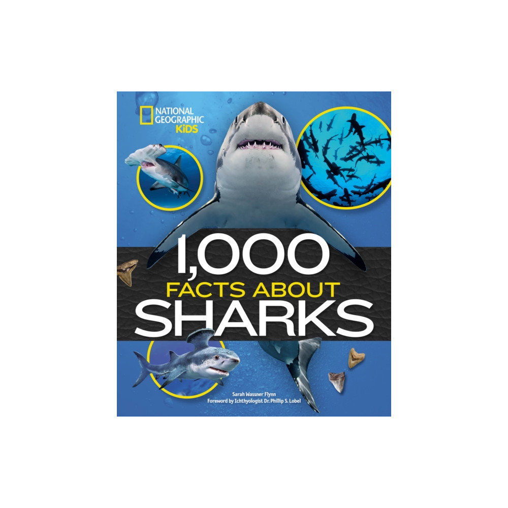 Produktbild för 1,000 Facts About Sharks (inbunden, eng)