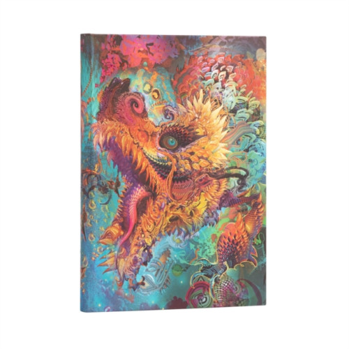 paperblanks Humming Dragon (Android Jones Collection) Midi Lined Hardcover Journal (inbunden, eng)