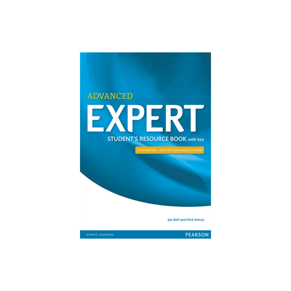 Produktbild för Expert Advanced 3rd Edition Student's Resource Book with Key (häftad, eng)
