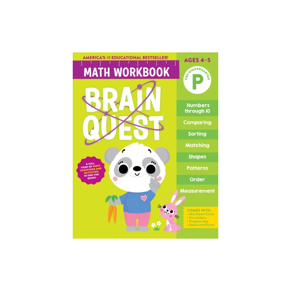 Produktbild för Brain Quest Math Workbook: Pre-Kindergarten (häftad, eng)