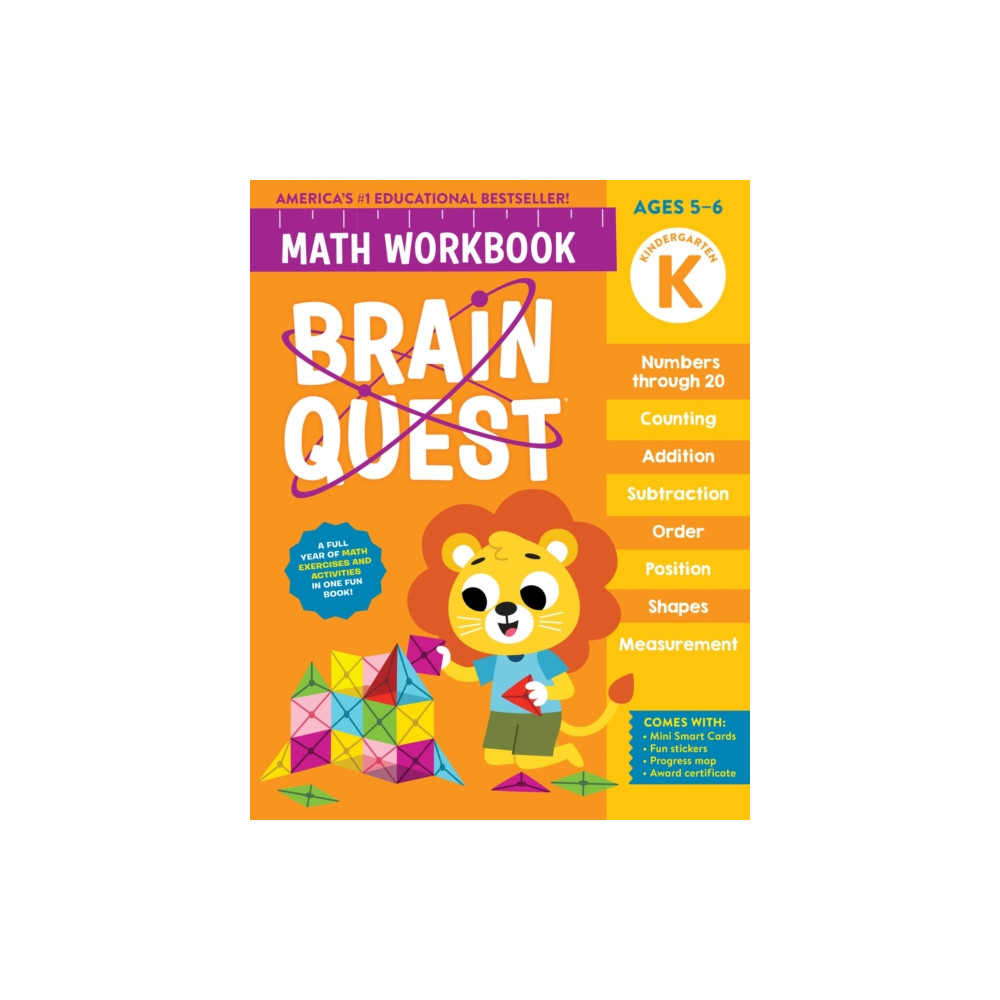 Produktbild för Brain Quest Math Workbook: Kindergarten (häftad, eng)