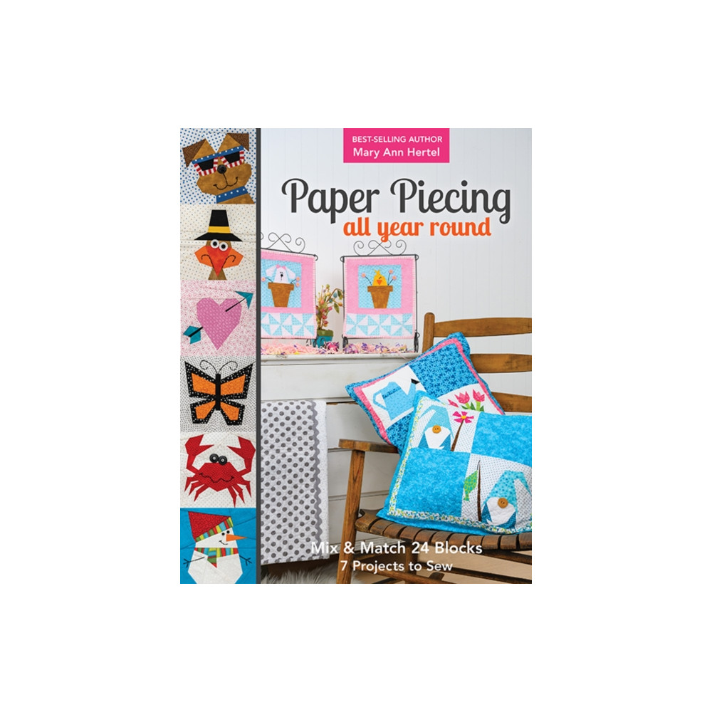 Produktbild för Paper Piecing All Year Round (häftad, eng)