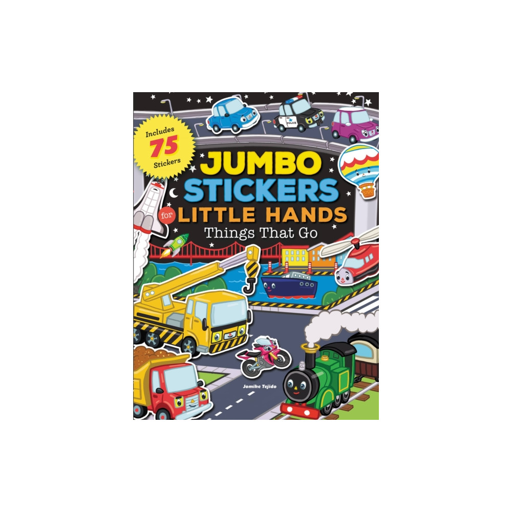 Produktbild för Jumbo Stickers for Little Hands: Things That Go (häftad, eng)
