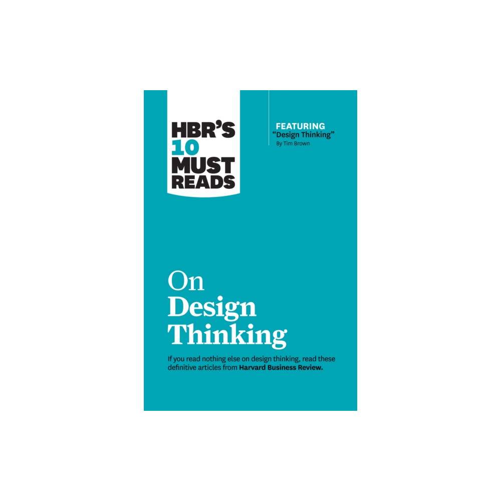 Produktbild för HBR's 10 Must Reads on Design Thinking (with featured article "Design Thinking" By Tim Brown) (häftad, eng)
