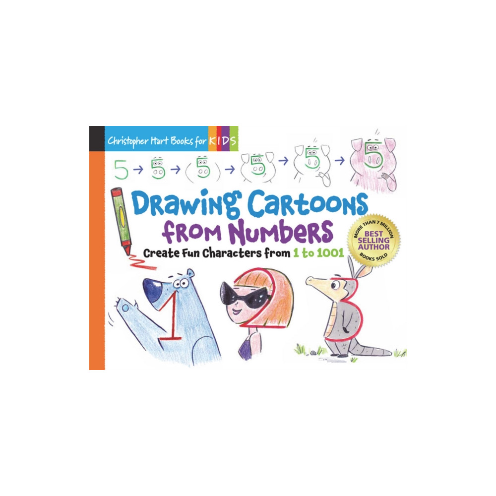Produktbild för Drawing Cartoons from Numbers (bok, spiral, eng)