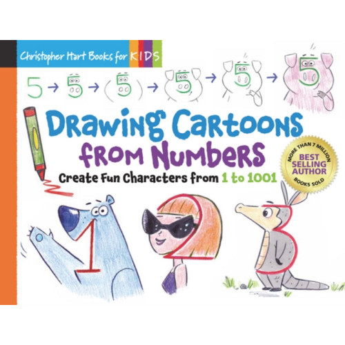 Mixed Media Resources Drawing Cartoons from Numbers (bok, spiral, eng)