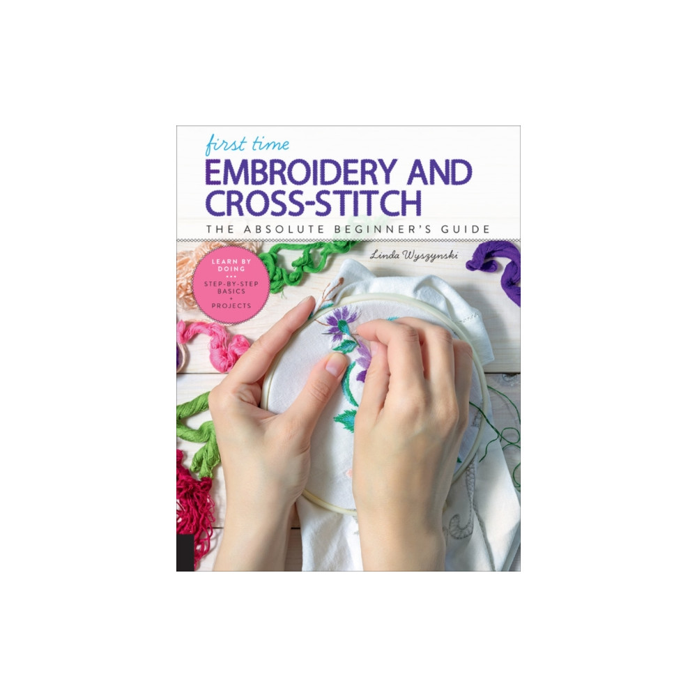 Produktbild för First Time Embroidery and Cross-Stitch (häftad, eng)
