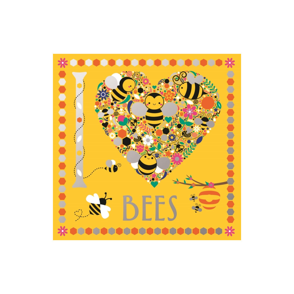 Produktbild för I Heart Bees (häftad, eng)