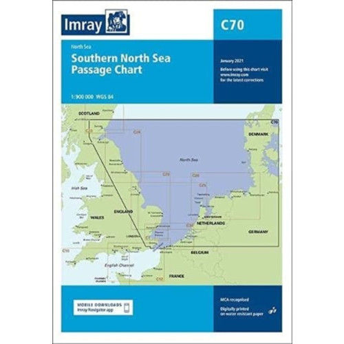 Imray, Laurie, Norie & Wilson Ltd C70 Southern North Sea Passage Chart