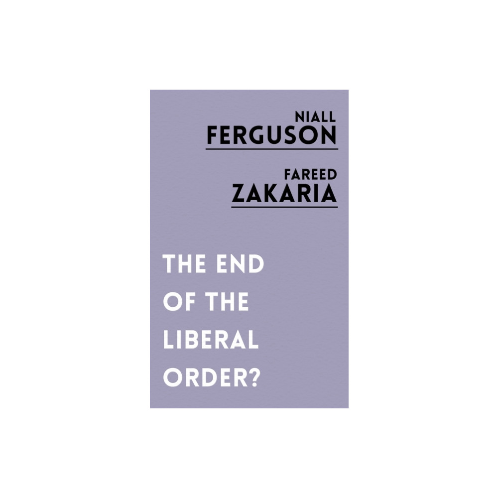 Produktbild för The End of the Liberal Order? (häftad, eng)
