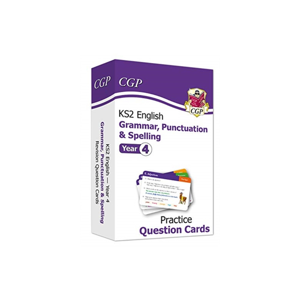 Produktbild för KS2 English Year 4 Practice Question Cards: Grammar, Punctuation & Spelling (inbunden, eng)