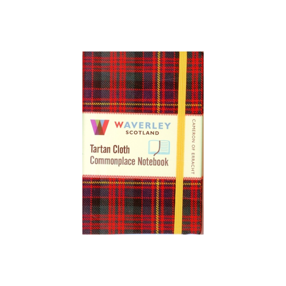 Produktbild för Waverley (M): Cameron of Erracht Tartan Cloth Commonplace Notebook (inbunden, eng)