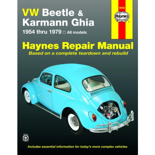 Haynes Manuals Inc Volkswagen VW Beetle & Karmann Ghia (1954-1979) Haynes Repair Manual (USA) (häftad, eng)