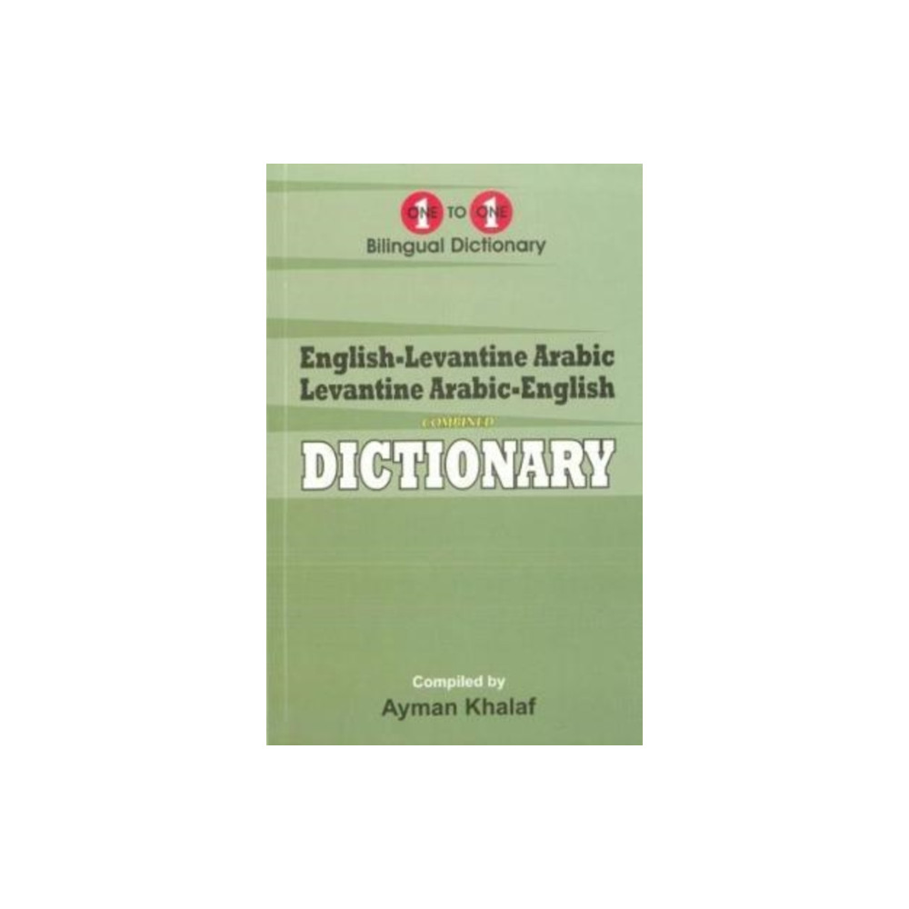 Produktbild för English-Levantine Arabic & Levantine Arabic-English One-to-One Dictionary (exam-suitable) (häftad, eng)