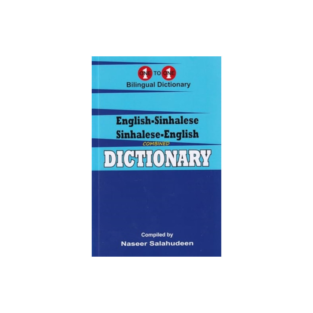 Produktbild för English-Sinhalese & Sinhalese-English One-to-One Dictionary (häftad, eng)