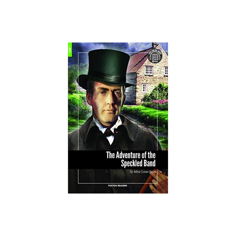 Produktbild för The Adventure of the Speckled Band - Foxton Reader Level-1 (400 Headwords A1/A2) with free online AUDIO (häftad, eng)