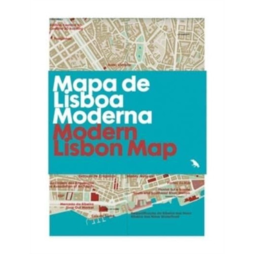 Blue Crow Media Modern Lisbon Map
