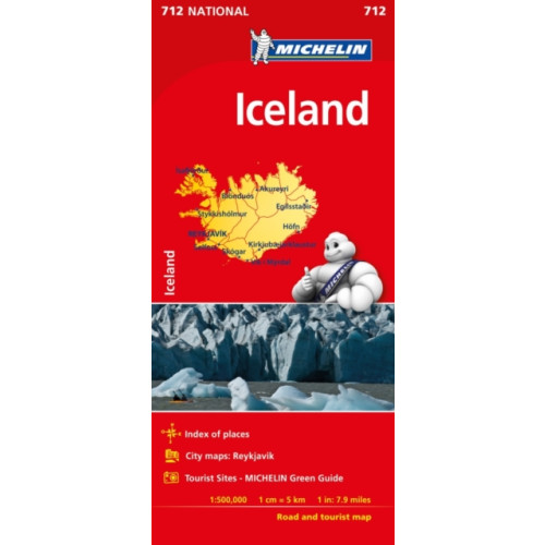 Michelin Editions Des Voyages Iceland - - Michelin National Map 750