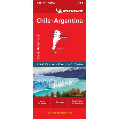 Michelin Editions Des Voyages Chile Argentina - Michelin National Map 788