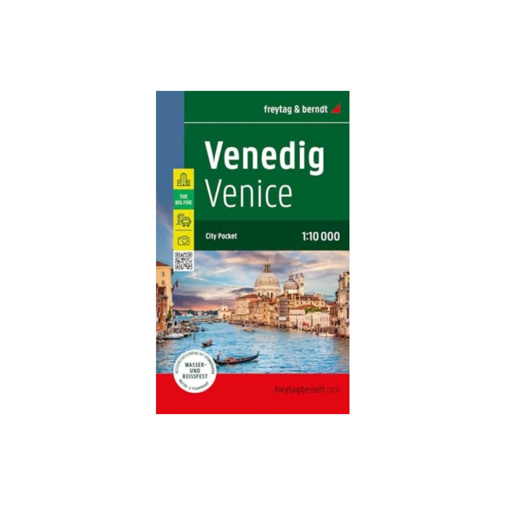 Produktbild för Venice, City Plan 1:10.000, City Pocket + The Big Five